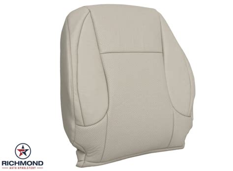 2010-2013 Lexus GX460 Leather Seat Cover: Driver Lean Back, White - Richmond Auto Upholstery