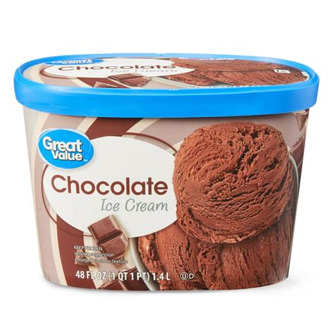 Great Value Ice Cream, Chocolate, 48 Fl Oz - Walmart.com - Walmart.com