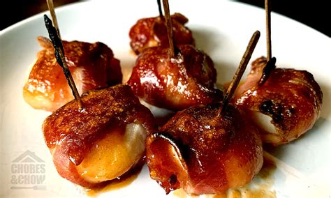 Bacon Wrapped Water Chestnuts - Perfect Party App