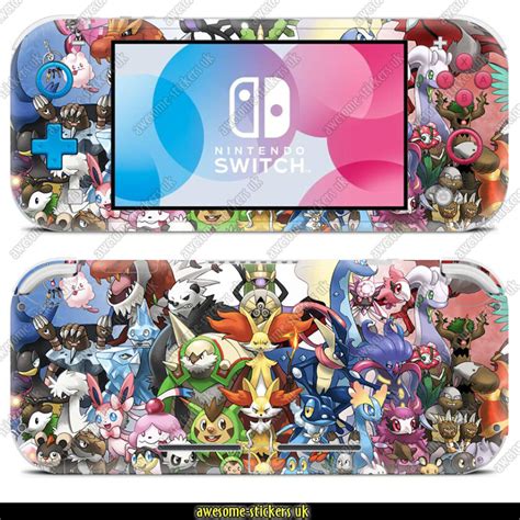 Nintendo Switch LITE skins 227 - POKEMON - Awesome Stickers UK