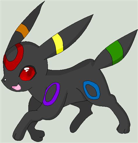 Rainbow Umbreon Gif by BeyondTherapy on DeviantArt