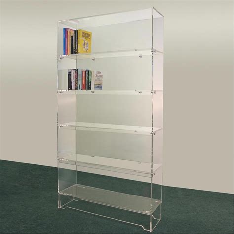 Acrylic Bookshelf in 2021 | Acrylic furniture, Acrylic bookshelf, Acrylic bookcase