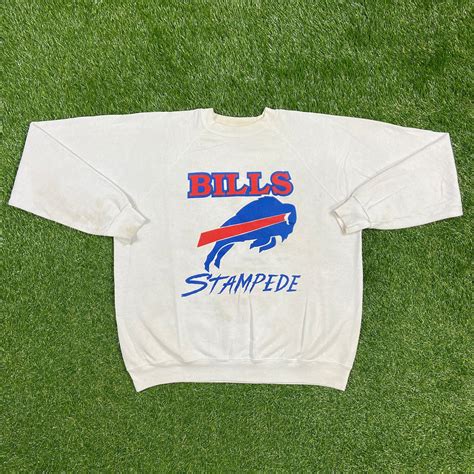 Vintage Buffalo Bills Crewneck Sweatshirt Hanes Made USA Size | Etsy