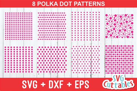 Polka Dot Pattern svg cut file