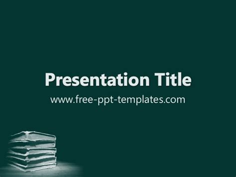 Literature PPT Template - Mr. Templates