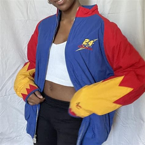 RARE Jeff Gordon Racing Jacket Primary Colors the... - Depop