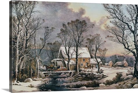 Currier and Ives, Winter Scene Wall Art, Canvas Prints, Framed Prints, Wall Peels | Great Big Canvas