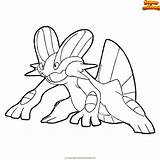 Mega Swampert Pokemon Coloring Pages Sketch Coloring Page sketch template