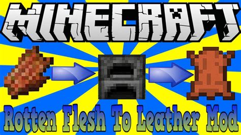 Just Another Rotten Flesh to Leather Mod 1.17.1/1.16.5 - 9Minecraft.Net