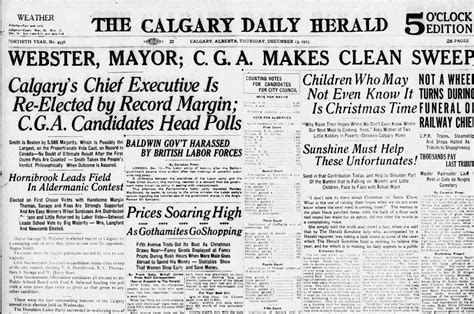 101 years ago in the Calgary Herald - yyctimes