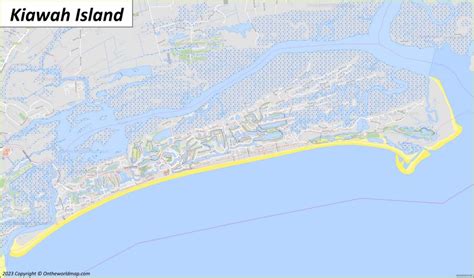 Kiawah Island Map | South Carolina, U.S. | Detailed Maps of Kiawah Island