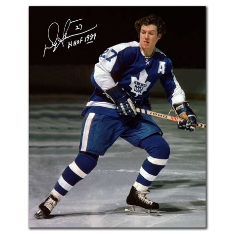 Darryl Sittler Toronto Maple Leafs HOF Autographed 8x10 - NHL Auctions