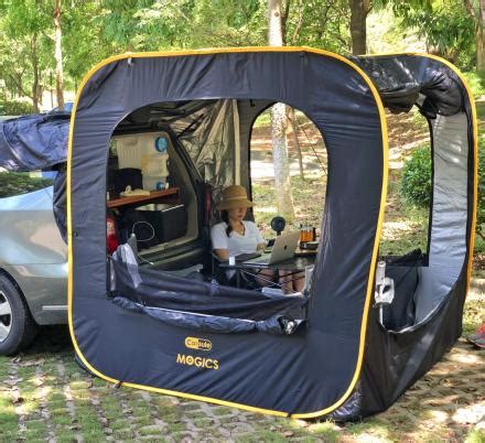 This Instant Pop-Up Car Tent Attaches To The Tailgate Of Your SUV or ...