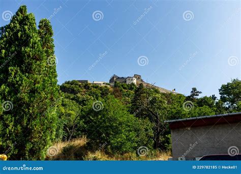 Deva Castle in Romania stock image. Image of history - 229782185