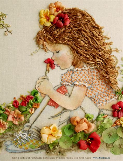 OF MICE AND raMEN: Di van Niekerk - Silk Ribbon Embroidery