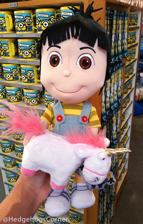 Despicable ME Universal Studios Parks Plush Agnes Holding Unicorn ...