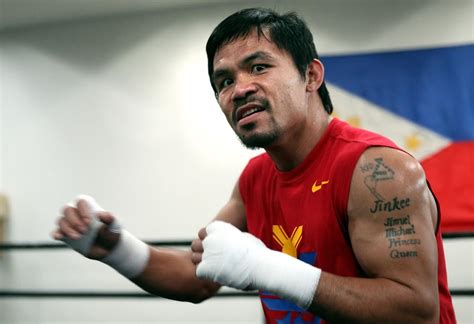 Photos: Manny Pacquiao workout at the Wild Card - ProBoxing-Fans.com