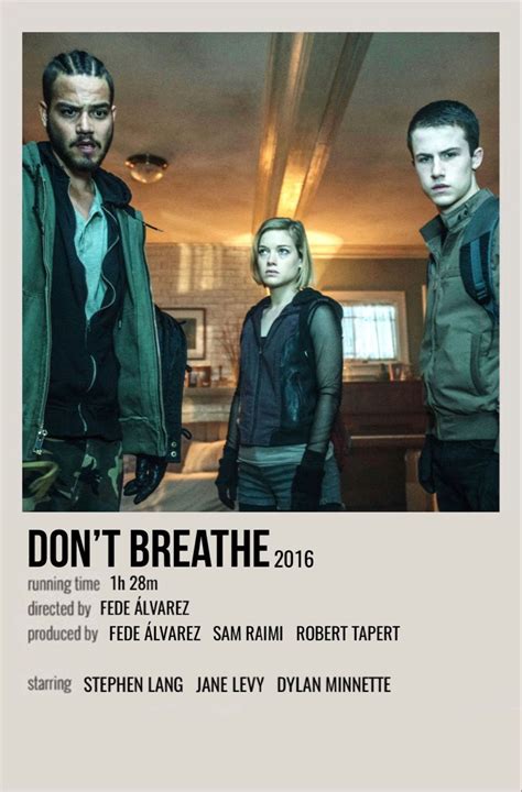 don’t breathe | Film posters minimalist, Indie movie posters, Dont breathe movie