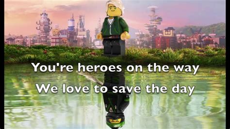 The LEGO Ninjago Movie "Heroes" Full Lyrics video - YouTube