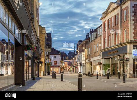 Winchester City centre at night Stock Photo - Alamy