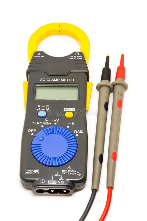 Electric Digital Multimeter. Stock Photo - Image of ampere, current: 96747248