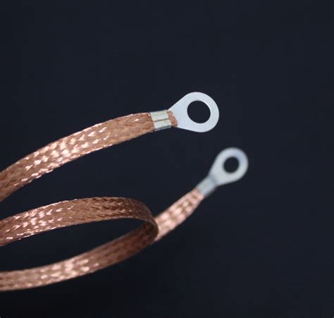 8mm Flat Copper Braid cable, battery lead, ground strap cable – elecify