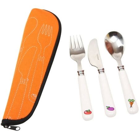 Fresh Baby 3-Piece Cutlery Set with To-Go Case, BPA-Free - Walmart.com