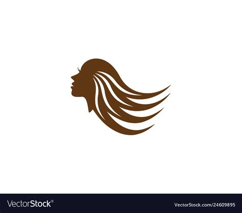 Hair symbol Royalty Free Vector Image - VectorStock