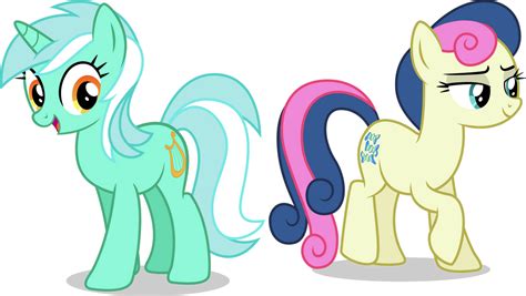 Lyra And Bonbon by illumnious on DeviantArt