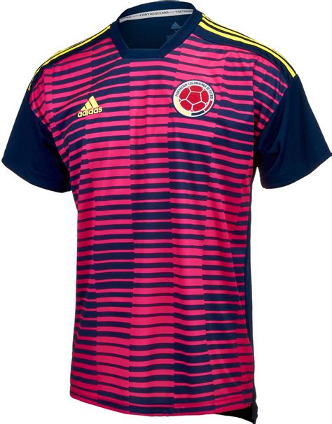 adidas Colombia Pre-match Jersey 2018-19 - SoccerPro