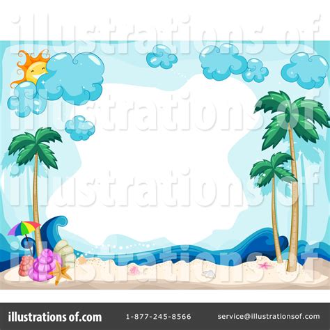 Tropical Beach Clipart #1066569 - Illustration by BNP Design Studio