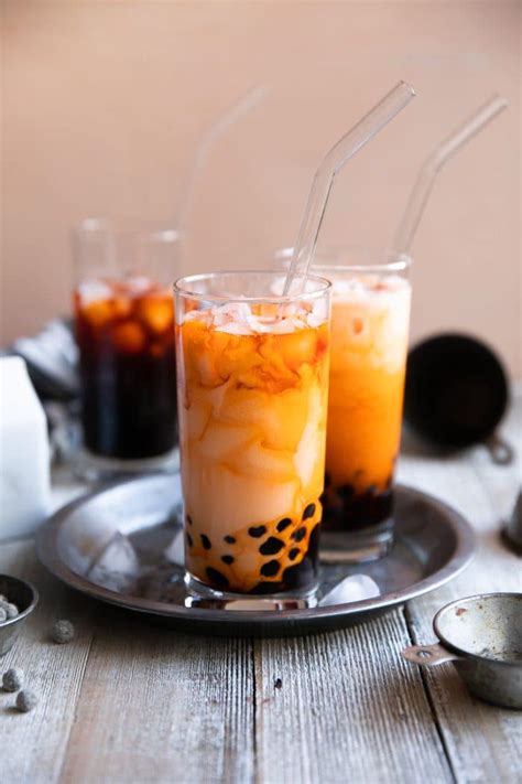 Boba Tea Recipe (How to Make Thai Bubble Tea) - The Forked Spoon