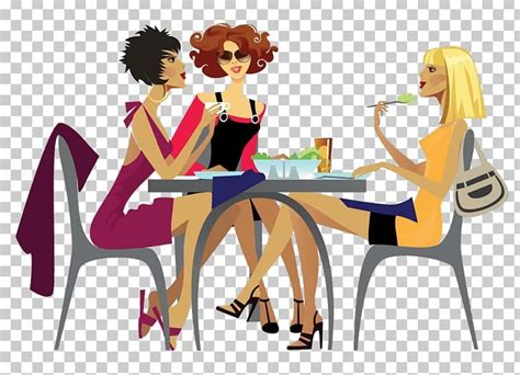 Ladies Who Lunch Woman Lunch Lady Restaurant PNG - art, brunch, cartoon, communication ...