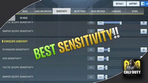 How to choose the best sensitivity settings in COD Mobile?