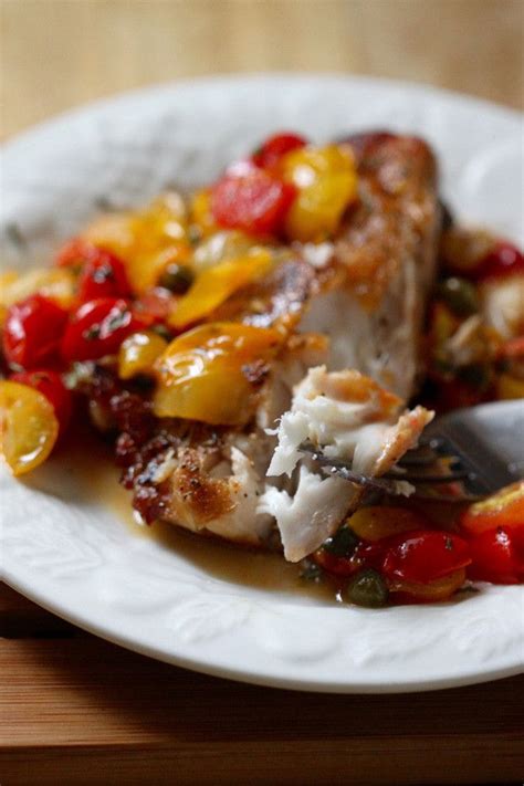 Sautéed Cobia with Tomatoes and Capers | Recipe | Cobia recipes, Cobia fish recipe, Fish recipes