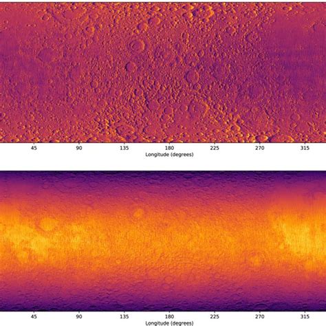 1D numerical simulations of the lunar surface temperature against local ...