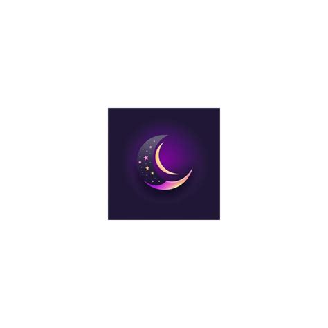 Premium Photo | MOON STAR LOGO ICON 3