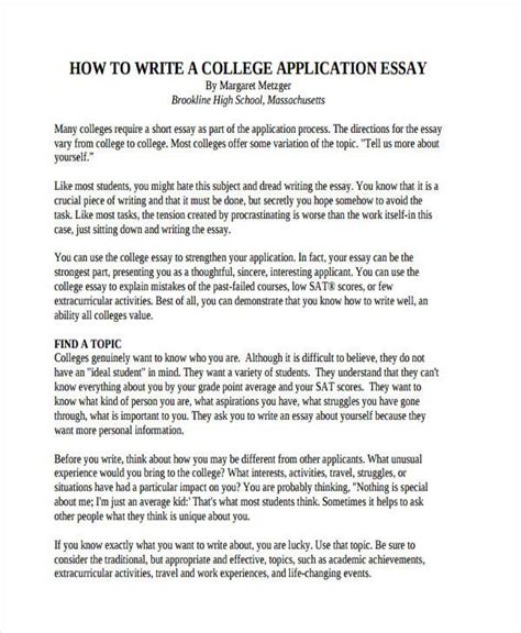 College Essay Examples in 2021 | College application essay, College ...