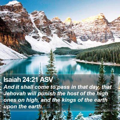 Isaiah 24 Scripture Images - Isaiah Chapter 24 ASV Bible Verse Pictures