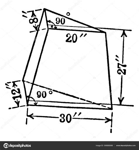 Frustum Triangular Pyramid Result Cutting Pyramid Plane Parallel Base ...