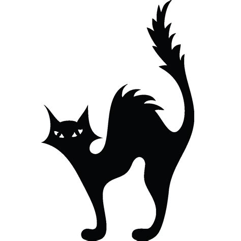 Cat Kitten Halloween Silhouette Clip art - black cat png download - 1200*1200 - Free Transparent ...