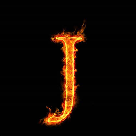 Best Letter J Alphabet Fire Typescript Stock Photos, Pictures & Royalty-Free Images - iStock