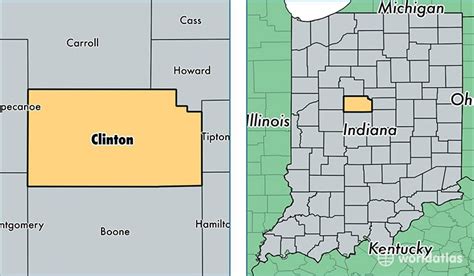 Clinton Indiana Map | Zip Code Map