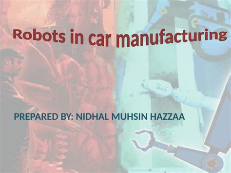 (PDF) Robots in car manufacturing