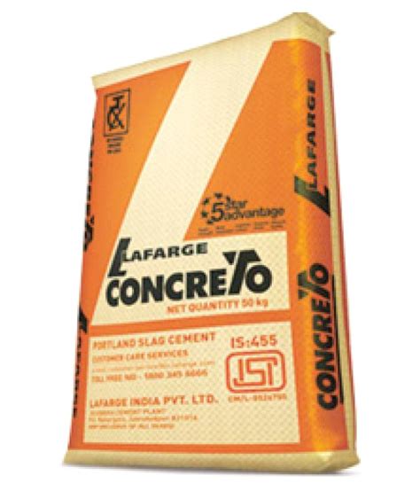 Buy Lafarge Concreto Cement 50 Kg Online at Low Price in India - Snapdeal