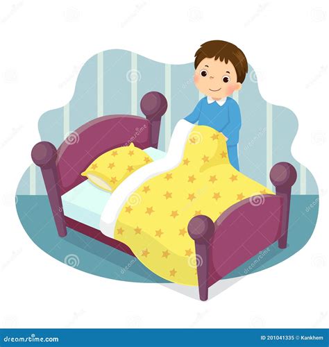 Boy Making Bed Stock Illustrations – 67 Boy Making Bed Stock Illustrations, Vectors & Clipart ...