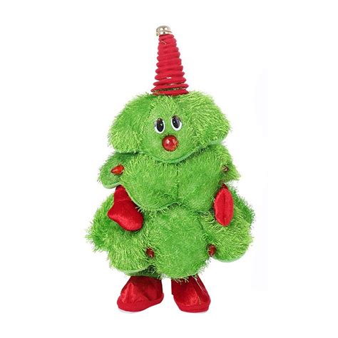 Christmas Stuffed Toy Singing Dancing Light Up Figure Singing Dance ...