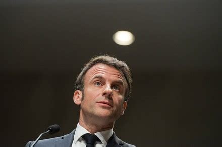 Speech By French President Emmanuel Macron Editorial Stock Photo - Stock Image | Shutterstock