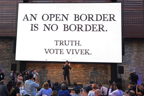 Vivek Ramaswamy celebrates his immigrant family while pushing far-right border policies