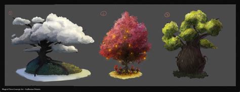 ArtStation - Magical Trees Concept Art